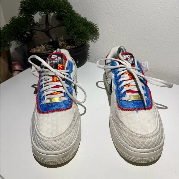 Nike air force Red and White Athletic Shoes - Picture 3 of 7